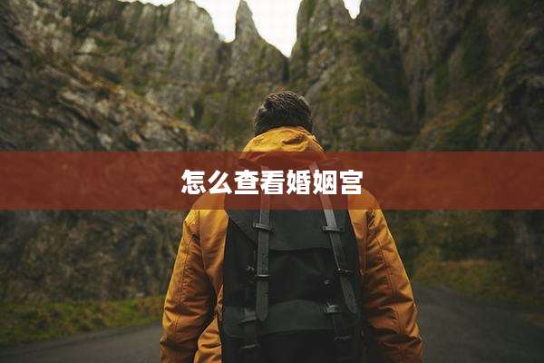 怎么查看婚姻宫
