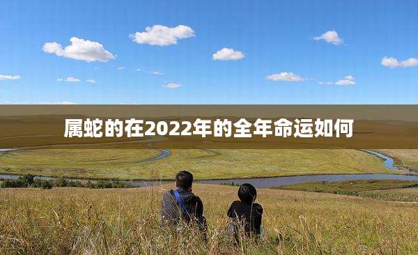 属蛇的在2022年的全年命运如何