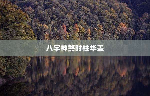 八字神煞时柱华盖