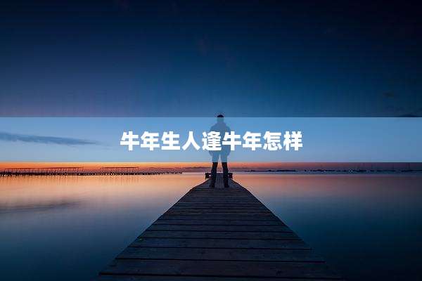 牛年生人逢牛年怎样