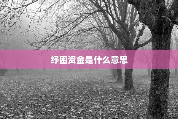 纾困资金是什么意思