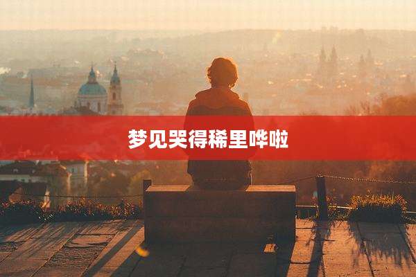 梦见哭得稀里哗啦