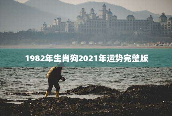 1982年生肖狗2021年运势完整版
