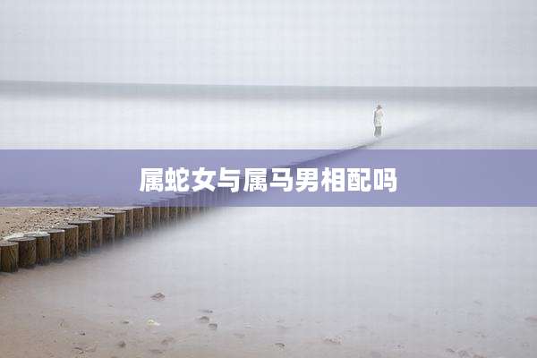 属蛇女与属马男相配吗