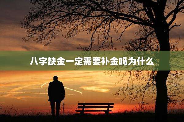 八字缺金一定需要补金吗为什么