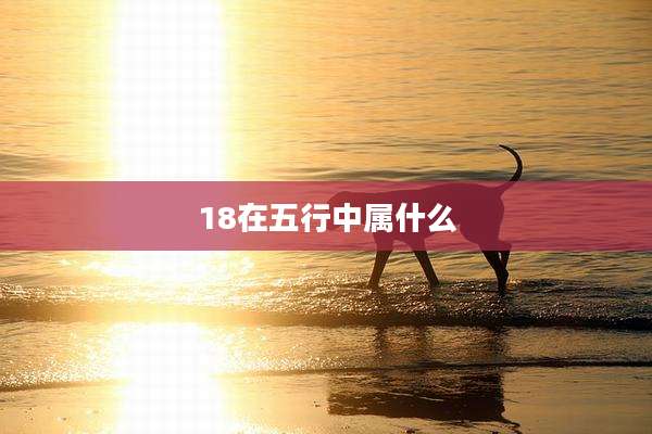 18在五行中属什么