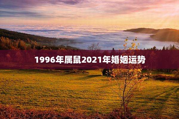 1996年属鼠2021年婚姻运势