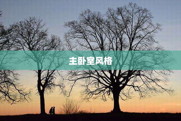 主卧室风格