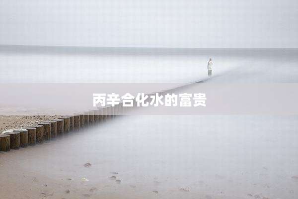 丙辛合化水的富贵