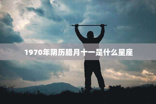 1970年阴历腊月十一是什么星座