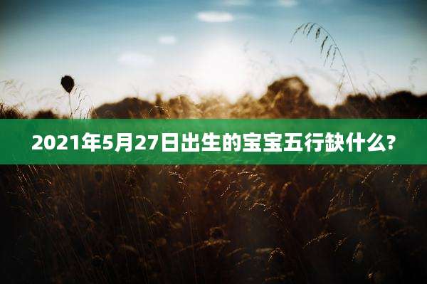 2021年5月27日出生的宝宝五行缺什么?