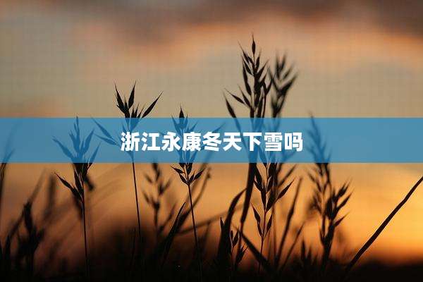 浙江永康冬天下雪吗