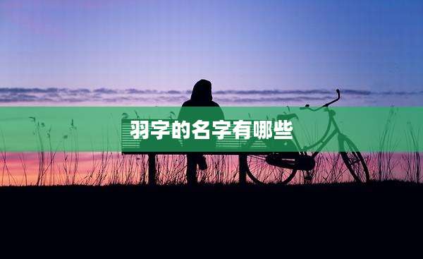 羽字的名字有哪些
