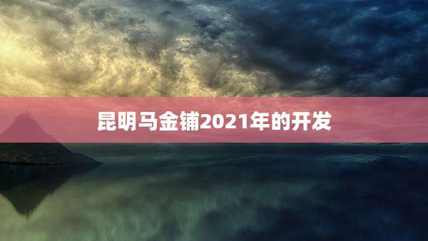 昆明马金铺2021年的开发