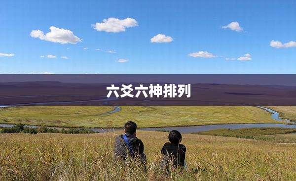 六爻六神排列