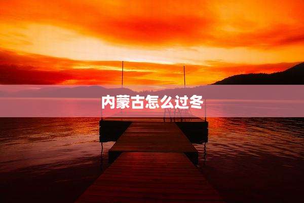 内蒙古怎么过冬