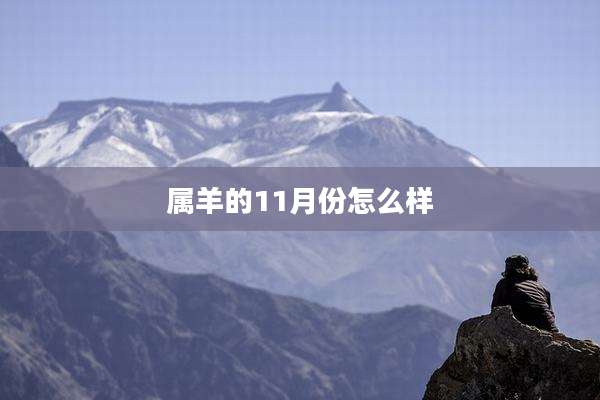 属羊的11月份怎么样