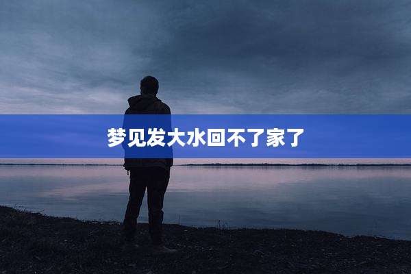 梦见发大水回不了家了