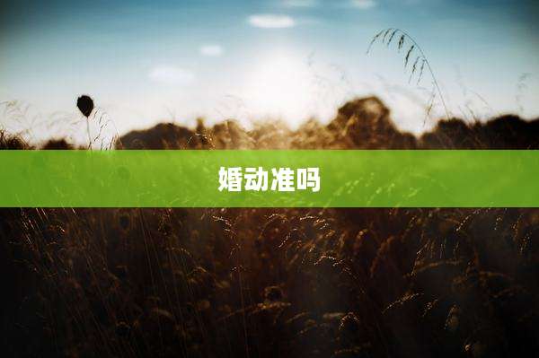 婚动准吗