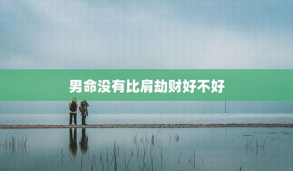 男命没有比肩劫财好不好
