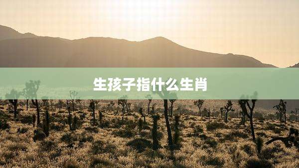 生孩子指什么生肖