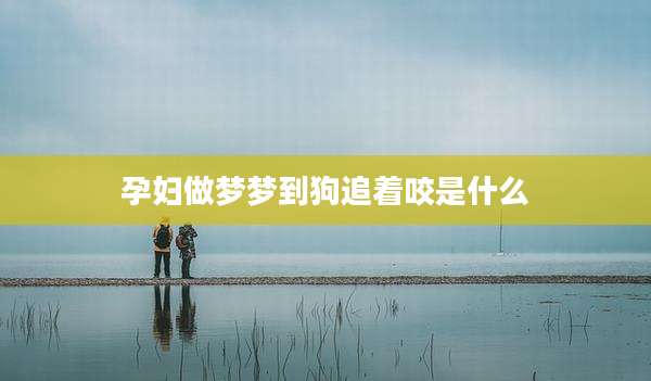 孕妇做梦梦到狗追着咬是什么