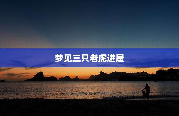 梦见三只老虎进屋