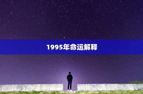 1995年命运解释