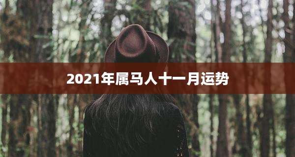2021年属马人十一月运势