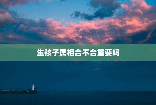 生孩子属相合不合重要吗