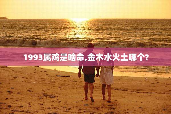 1993属鸡是啥命,金木水火土哪个?