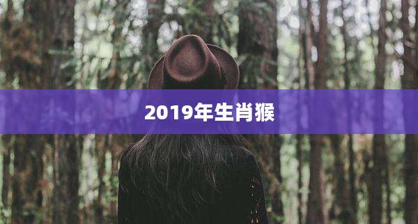 2019年生肖猴