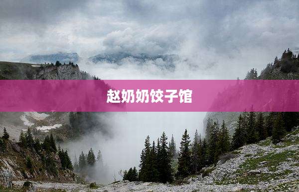 赵奶奶饺子馆