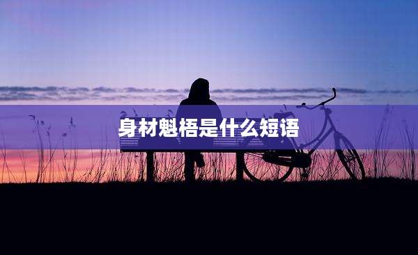 身材魁梧是什么短语