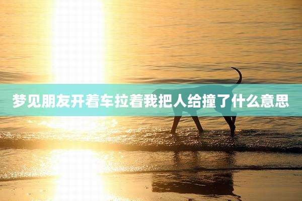 梦见朋友开着车拉着我把人给撞了什么意思