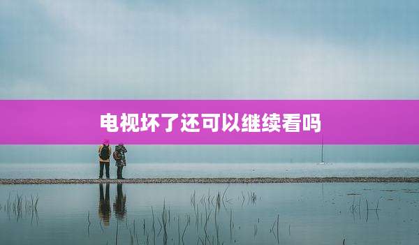 电视坏了还可以继续看吗