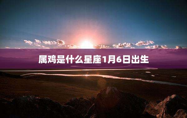 属鸡是什么星座1月6日出生