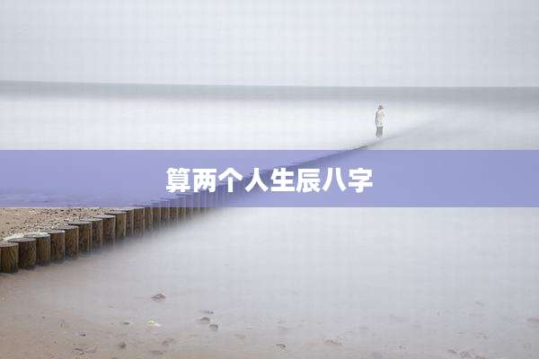 算两个人生辰八字