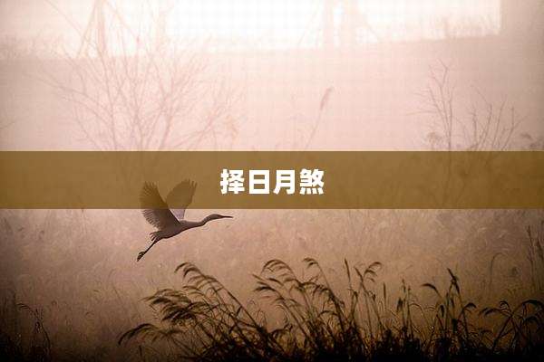 择日月煞