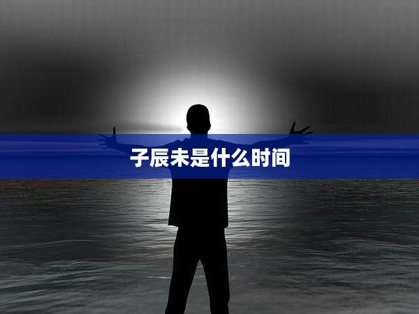 子辰未是什么时间