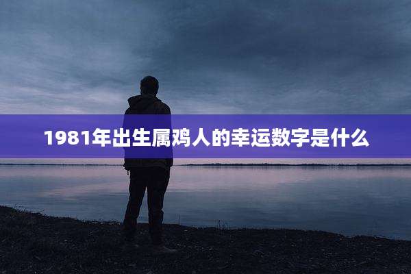 1981年出生属鸡人的幸运数字是什么