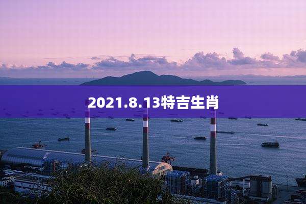 2021.8.13特吉生肖