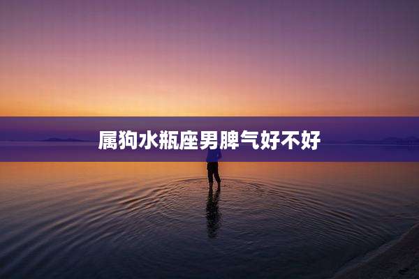 属狗水瓶座男脾气好不好