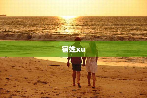 宿姓xu