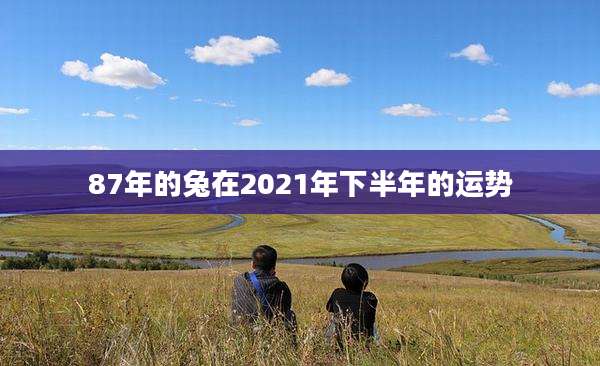 87年的兔在2021年下半年的运势