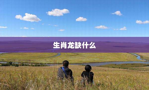 生肖龙缺什么