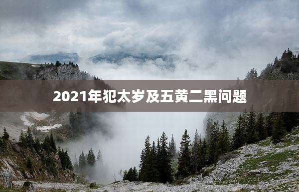 2021年犯太岁及五黄二黑问题