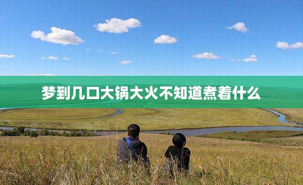 梦到几口大锅大火不知道煮着什么