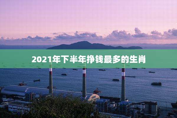 2021年下半年挣钱最多的生肖