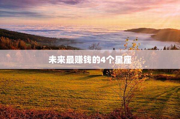 未来最赚钱的4个星座